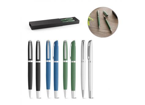 Набор RE-LANDO-SET роллер ручка и шариковая ручка с корпусом из 100% переработанного алюминия NTEU20-524423