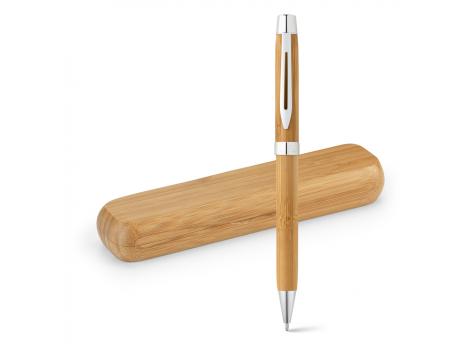 Бамбуковая шариковая ручка BAHIA с поворотным механизмом NTEU20-524418