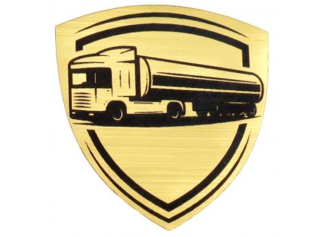 Шильд-наклейка транспорт, золото