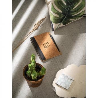 Блокнот VICENTE B6 из пробки и rPET с шариковой ручкой NTEU20-524437