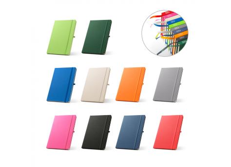 Блокнот ANNE A5 из ПЭТ (100% rPET) с линованными страницами NTEU20-560080