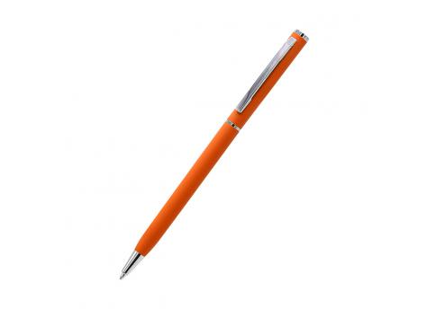 Ручка металлическая Tinny Soft софт-тач, оранжевая-S