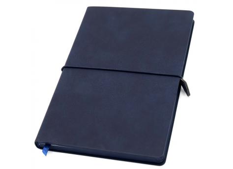 Ежедневник A5 недатированный Massimo в мягком переплёте, темно-синий