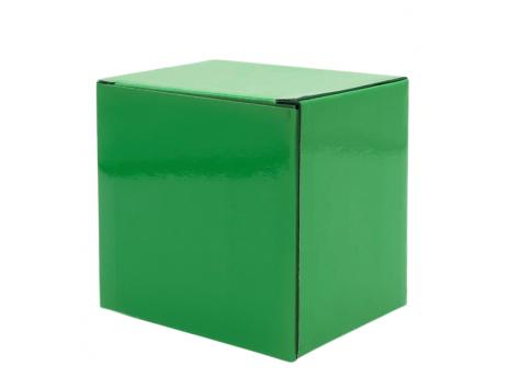 Коробка глянцевая для кружки Make me, зелёная