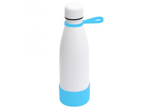 Термобутылка герметичная вакуумная Olivia To Go, белый/бирюзовый