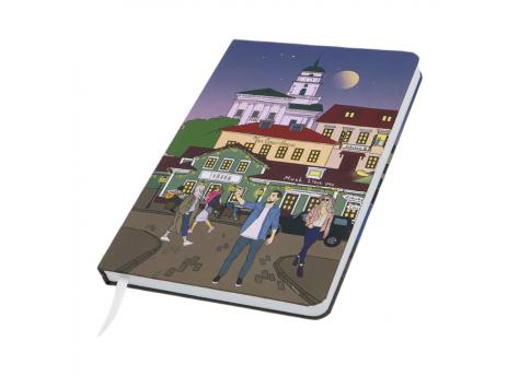 Записная книжка A6 Dziuna Зыбицкая в клетку 10,5 x 16 см