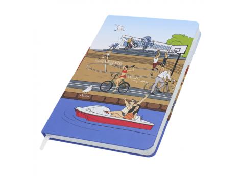 Записная книжка A5 Dziuna Немига в клетку 15,5 x 21 см