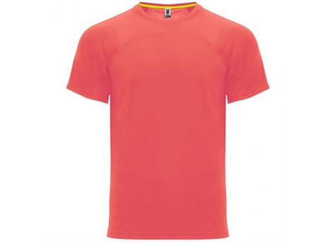 Спортивная футболка MONACO унисекс, КОРАЛЛОВЫЙ ФЛУОРЕСЦЕНТНЫЙ XS