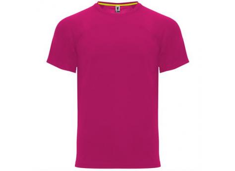 Спортивная футболка MONACO унисекс, ТЕМНО-РОЗОВЫЙ XS