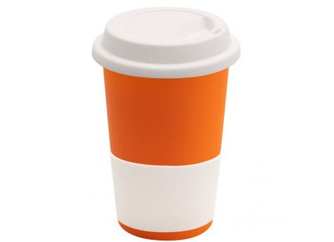 Кружка Magic To Go, оранжевый/белый