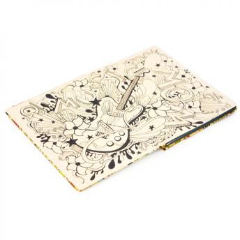 Записная книжка в клетку 15.5x21 Гитара R1-2443744