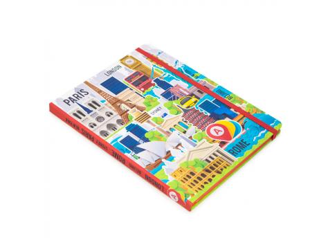 Записная книжка в клетку 15.5x21 Город R1-2441144