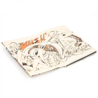 Записная книжка в клетку 15.5x21 Граффити R1-2443844