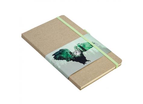 Скетчбук (Сова), 13х21 см, блок 96 стр. без печати. тонир. Бумага на обложку - крафт R1-88804KS