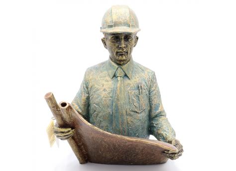 Композиция "Начальник производства" бронза с чернением