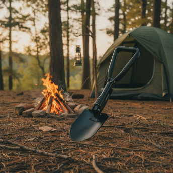 Лопата складная Multi Shovel Pro, чёрная