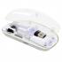 Мышь компьютерная беспроводная прозрачная Limpid, белый