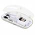 Мышь компьютерная беспроводная прозрачная Limpid, белый
