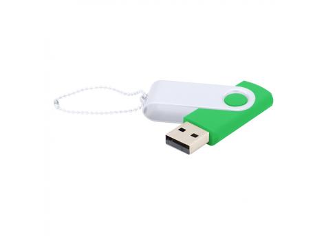 Флешка Designer To Go 2.0 USB 16Gb, зеленый/белый