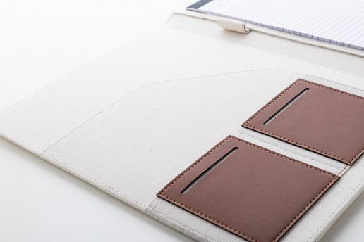 Папка для документов из переработанного холста NTEU5-587179