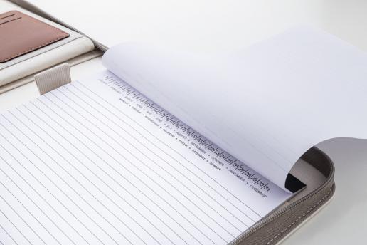 Папка для документов из переработанного холста NTEU5-587180