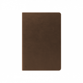 Ежедневник Flexy Ausone A5, коричневый, недатированный, в гибкой обложке