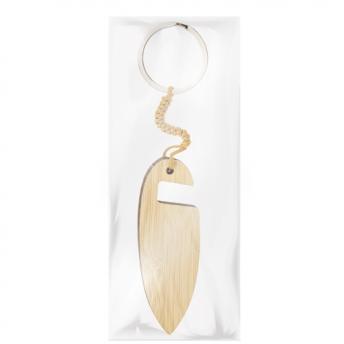 Бамбуковый брелок с держателем для мобильного телефона NTEU3-200534