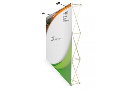 Складной стенд с липучками 3 x 3 с тележкой "SHOWROOM" NTEU3-99614