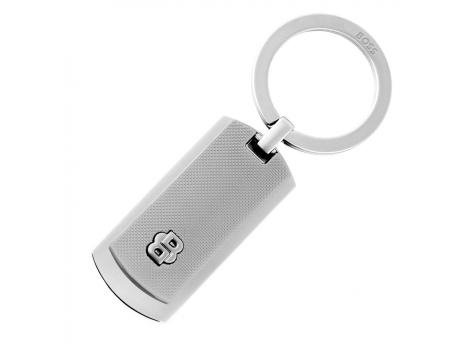 Брелок "Двойной B" с бриллиантами и хромированным покрытием NTEU16-692811