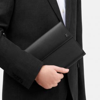 Папка A5 двойная B черная и серебристая NTEU16-591850