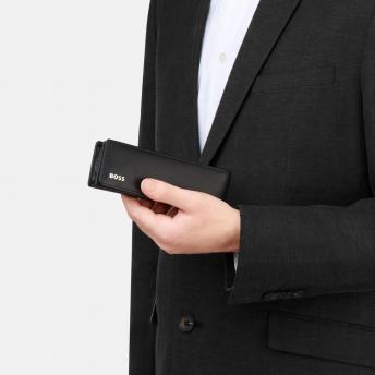 Чехол для двух ручек "Классический черный с зернистой отделкой" NTEU16-568579