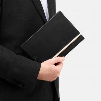 Блокнот А5 Iconic, черный, в линейку NTEU16-309150