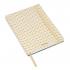 Блокнот А5 с монограммой, кремовый, линейка NTEU16-568605