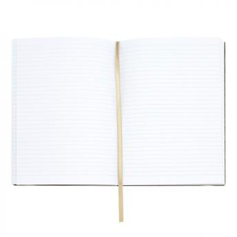 Блокнот А5 с монограммой, кремовый, линейка NTEU16-568605