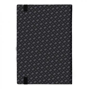 Блокнот A5 с серым монограммным узором с линовкой NTEU16-568614