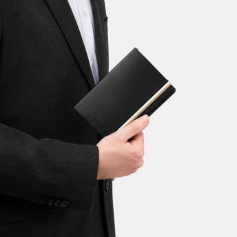 Блокнот A6 Iconic Черный в линейку NTEU16-568611