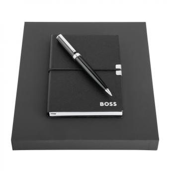 Подарочный набор HUGO BOSS с шариковой ручкой и блокнотом A6 NTEU16-186355