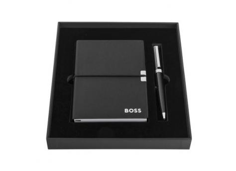 Подарочный набор HUGO BOSS с шариковой ручкой и блокнотом A6 NTEU16-186355