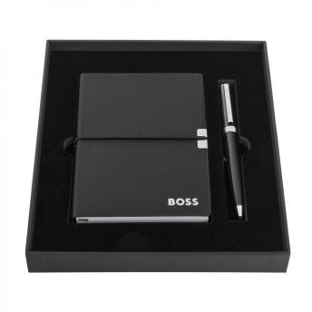 Подарочный набор HUGO BOSS с шариковой ручкой и блокнотом A6 NTEU16-186355