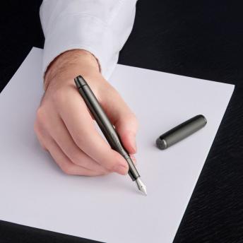 Перьевая ручка Pace, черно-темно-серая NTEU16-591723