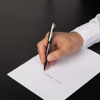 Шариковая ручка Chevron, темно-серая NTEU16-186281