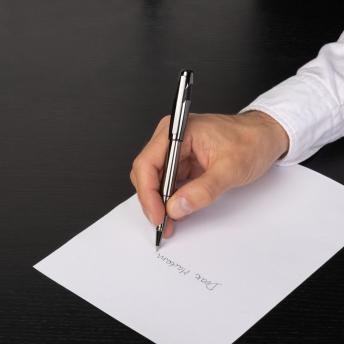 Ручка-роллер Chevron, темно-серая NTEU16-186322