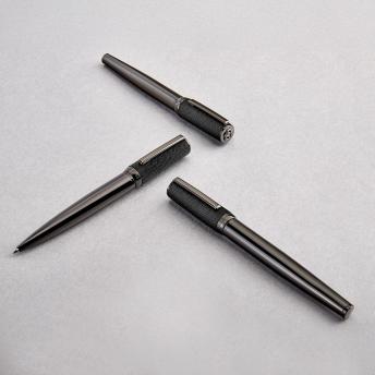 Шариковая ручка Double B Saffiano, черная NTEU16-651088