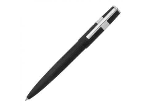 Шариковая ручка Gear Pinstripe, черно-хромовая NTEU16-186282