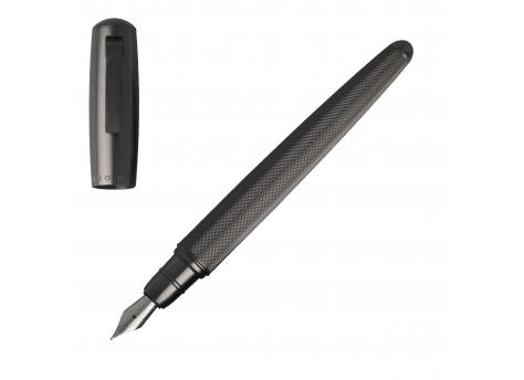 Перьевая ручка Pure, матовая черно-хромовая NTEU16-239283