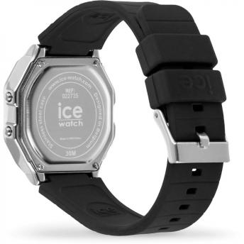 Зеркало ICE digit ретро-металлик серебро-черное - маленькое NTEU16-545440