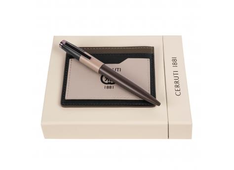 Набор Brick CERRUTI 188 (шариковая ручка и держатель для карт) NTEU16-489202