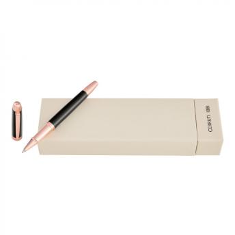 Ручка-роллер Holborn черная и розовое золото NTEU16-591744