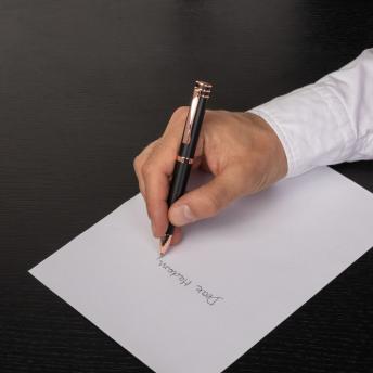 Ручка шариковая Austin Black / rosegold NTEU16-186296