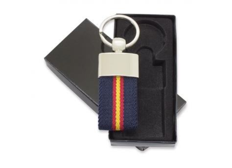 Брелок для ключей с флагом и ремешком, темно-синий NTEU3-96989